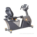 Touch screen multiple display recumbent exercise bike